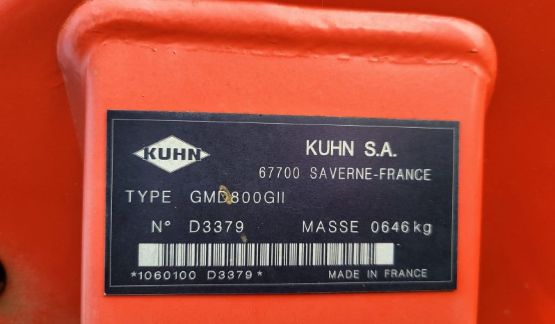 Kuhn GMD800 linkage mower full